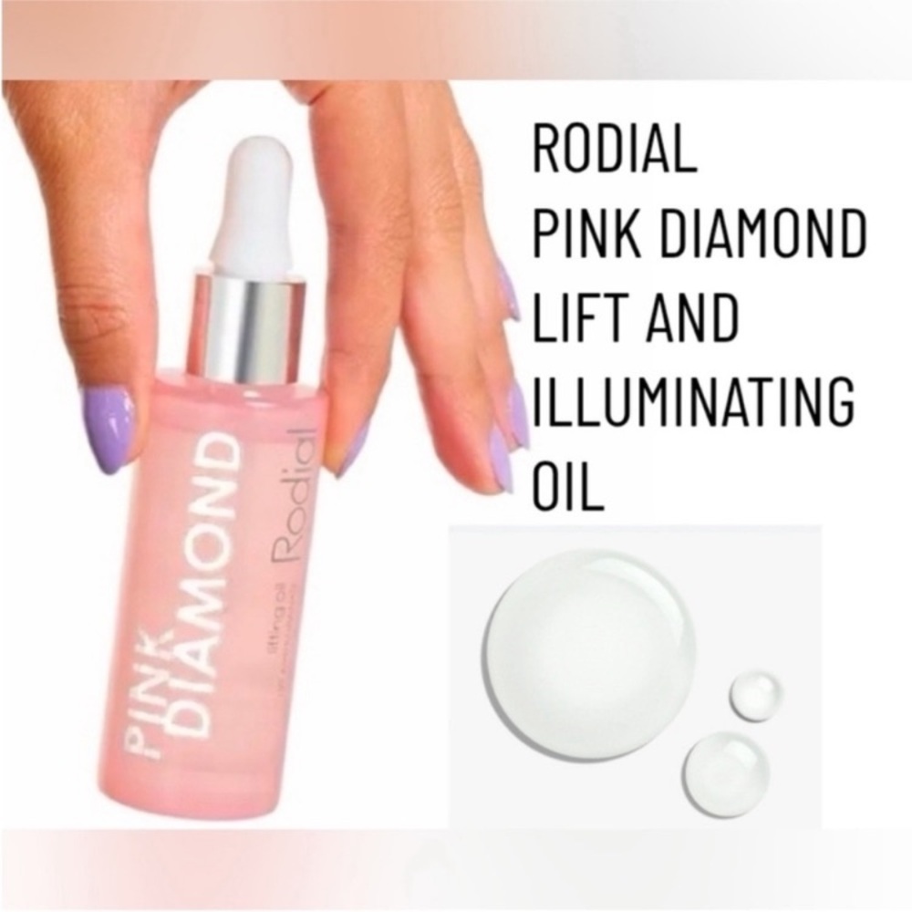 Rodial Pink Diamond Lifting & Illuminating Facial Oil — Rose-Pink Bottle